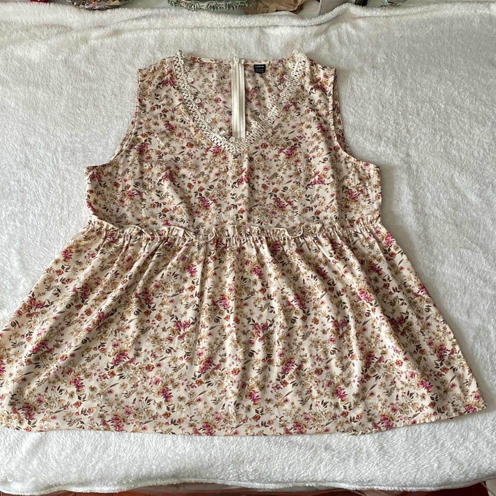 Shein floral print maternity top (XL)